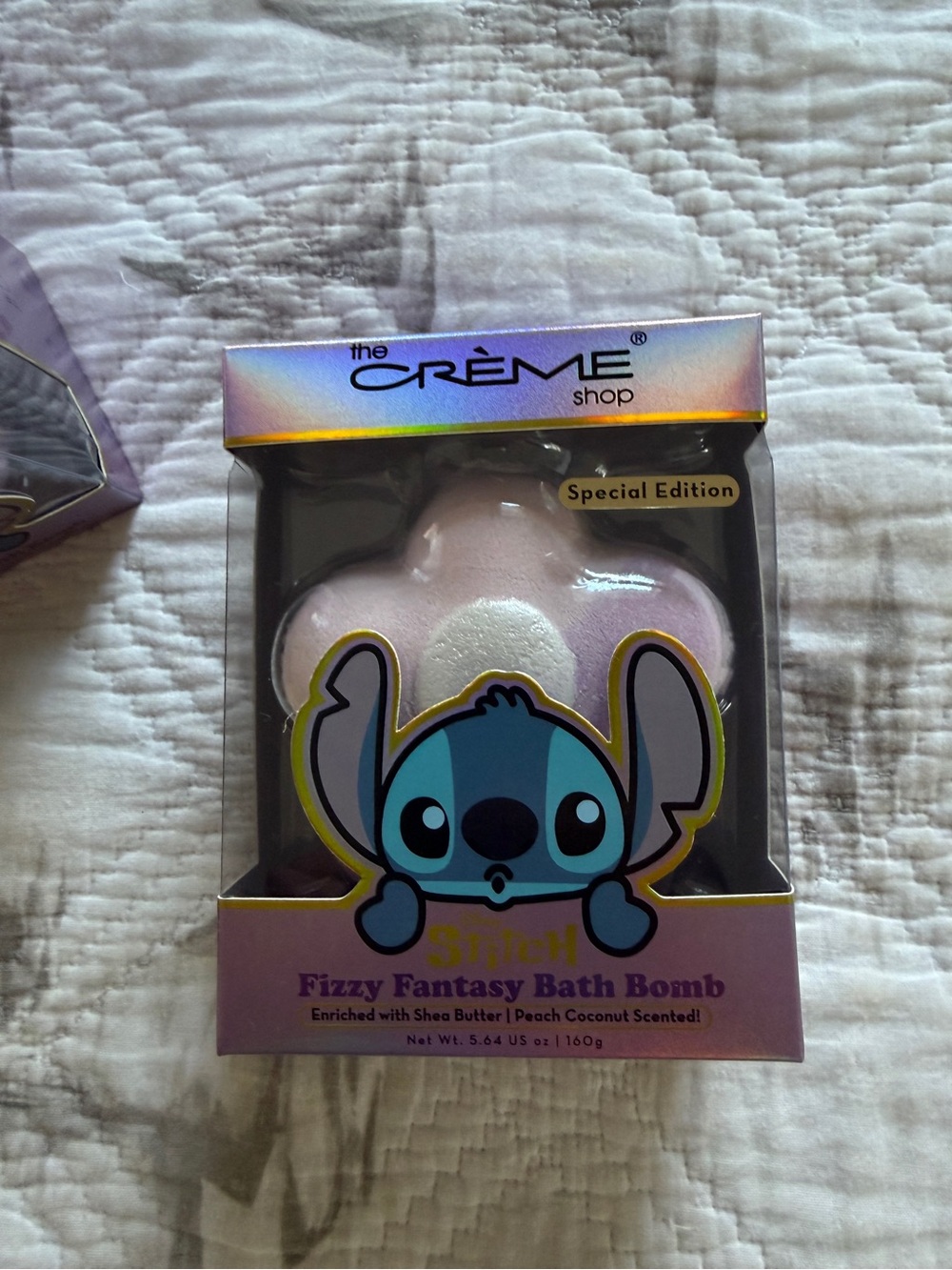 The Crème Shop Pink Stitch Fizzy Bath Bomb - Special Edition